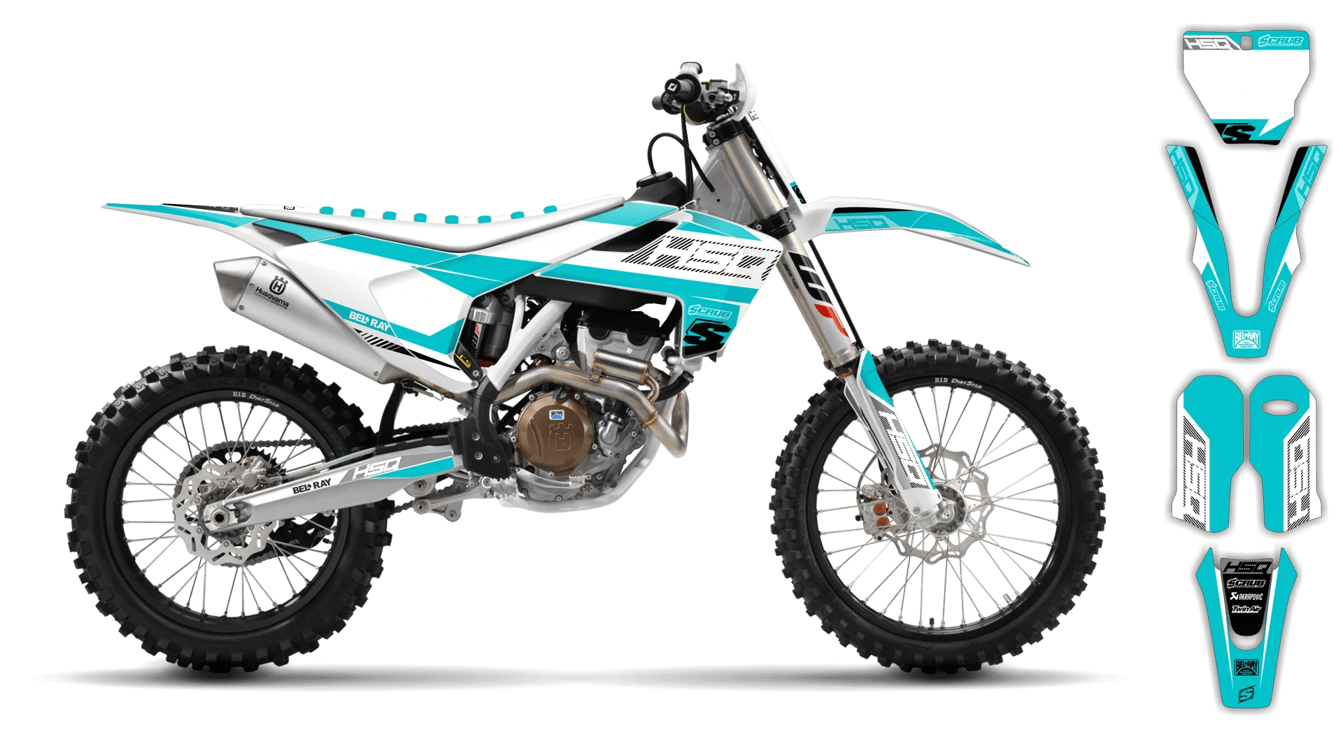 Graphics Kit - Husqvarna 14-> FS Series - 2016-2018 - SE1021 - R2