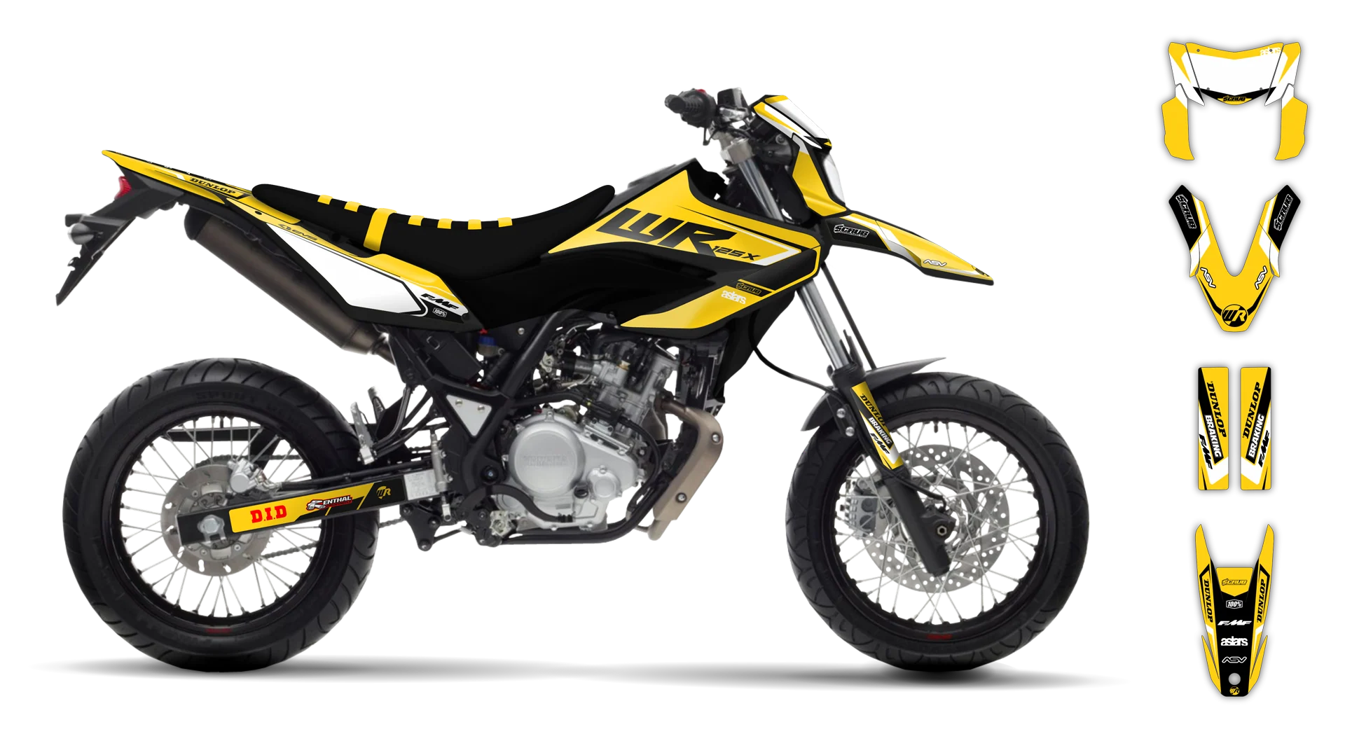 Graphics Kit - Yamaha - WR 125R - 2009-2022 - Eclipse - R1