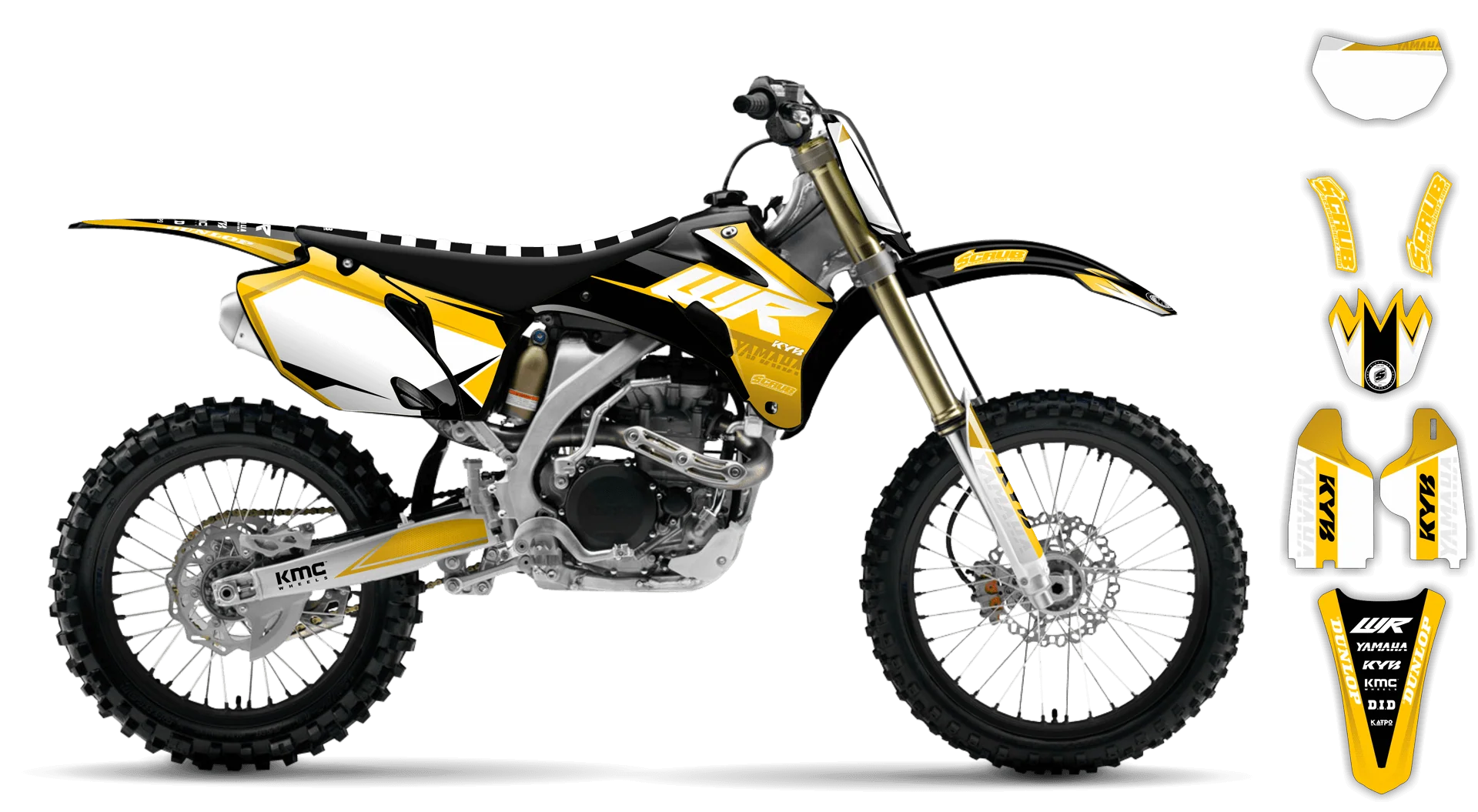 Graphics Kit - Yamaha - WR450F - 2003-2004 - Discovery - R4