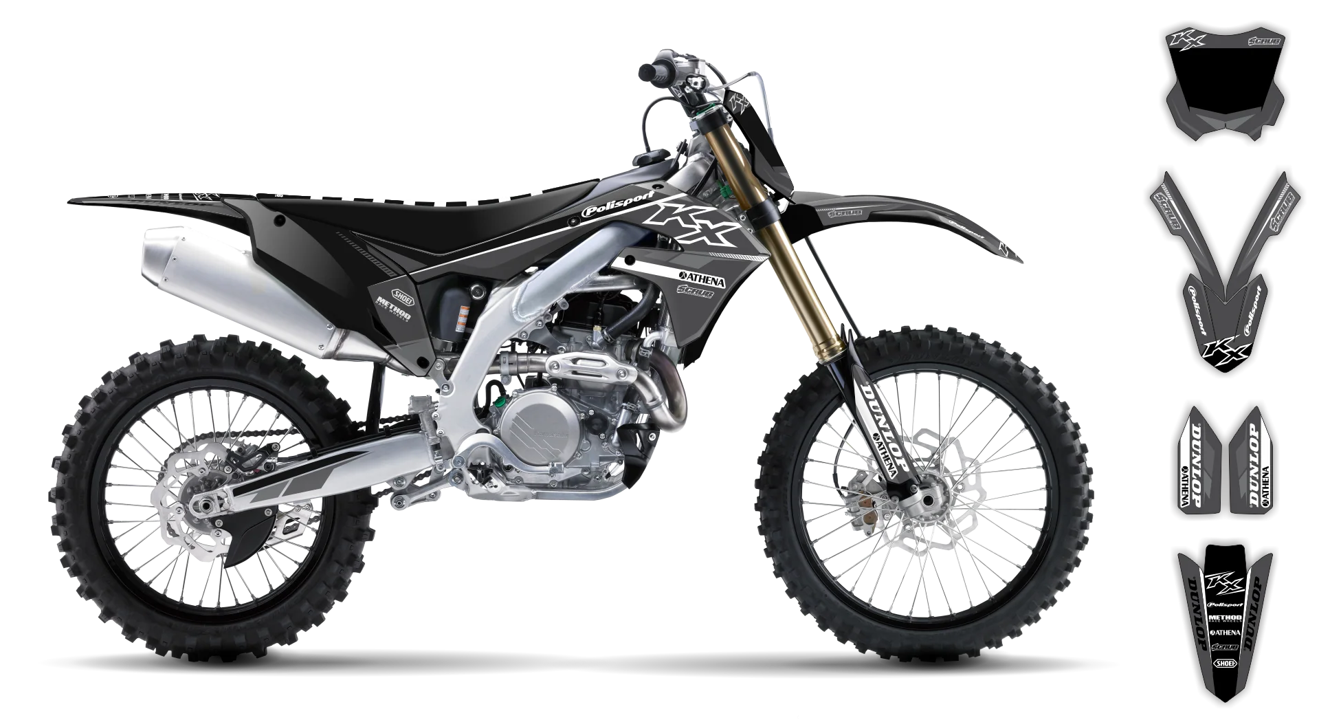 Graphics Kit - Kawasaki - KX 450F - 2019-2023 - SE1047 - R1