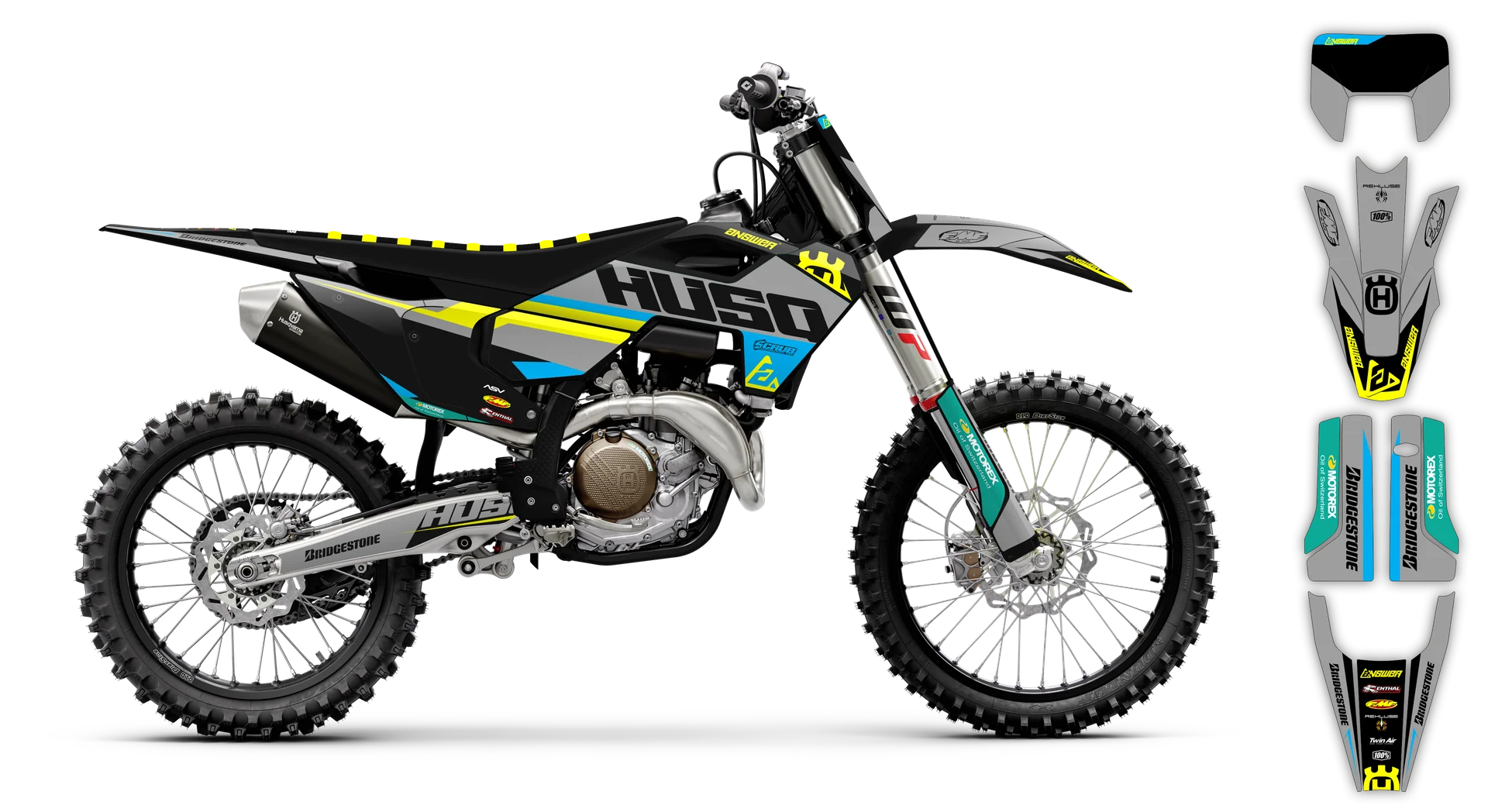 Graphics Kit - Husqvarna 14-> TE-FE Series - 2025 Heritage - H-SE1060 - LE