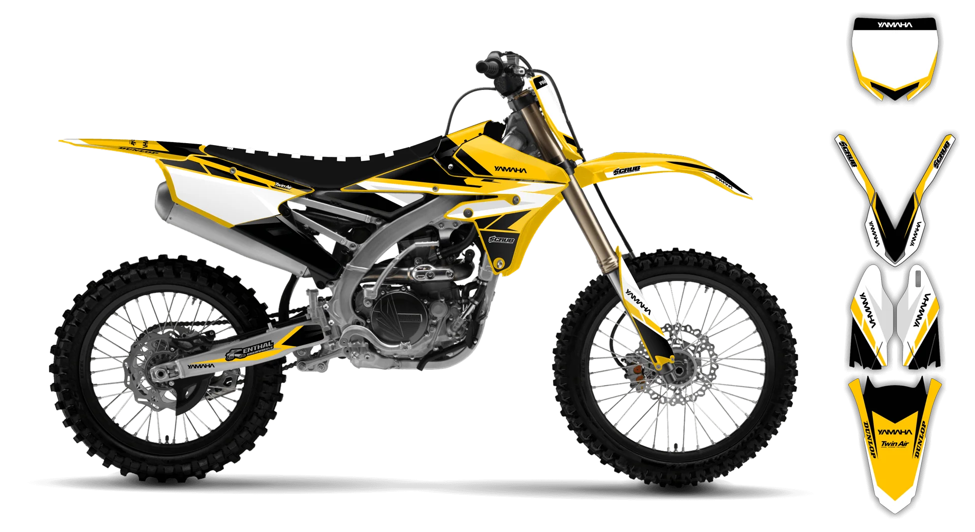 Graphics Kit - Yamaha - YZ450F - 2010-2013 - Sukuba - R2