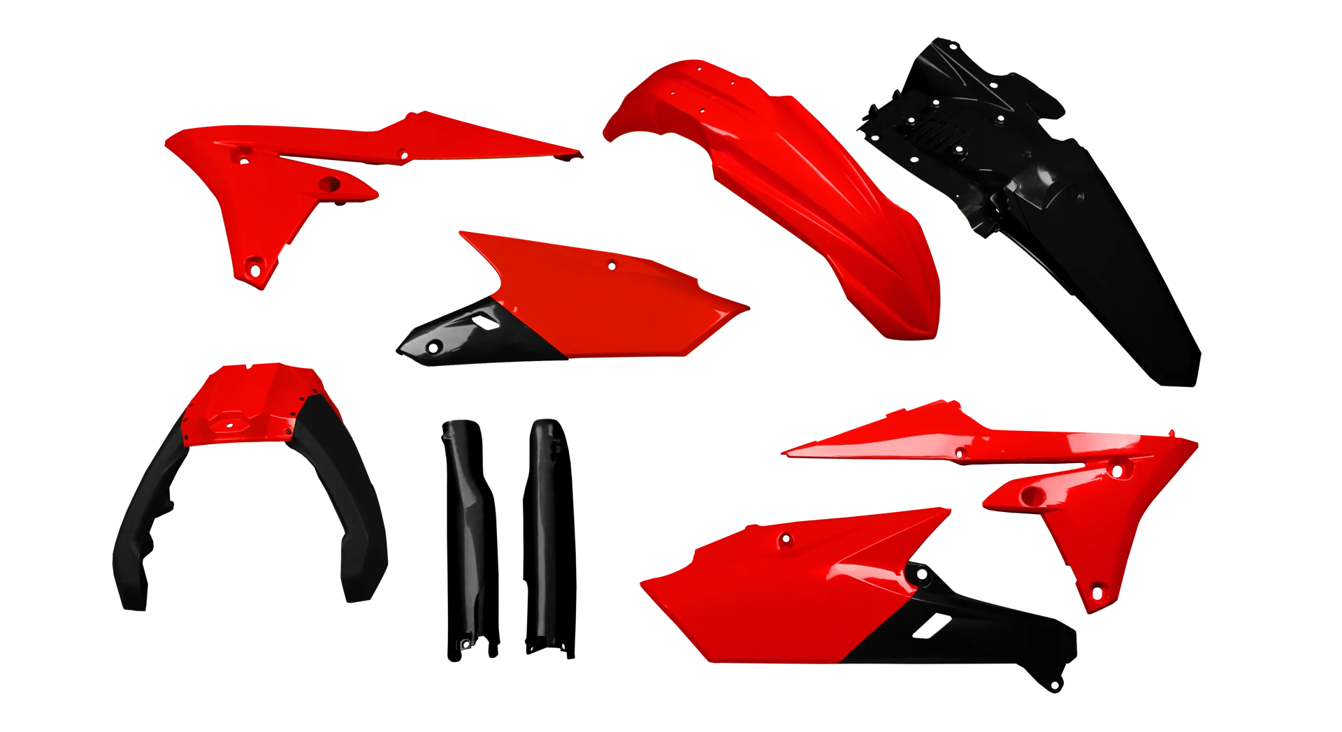 Plastics Kit - Yamaha - WR250F - 2015-2019 - Full Kit - Red