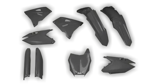 Plastics Kit - Suzuki - RM 125-250 Restyle - 2004-2008 - Full Kit - Nardo Grey