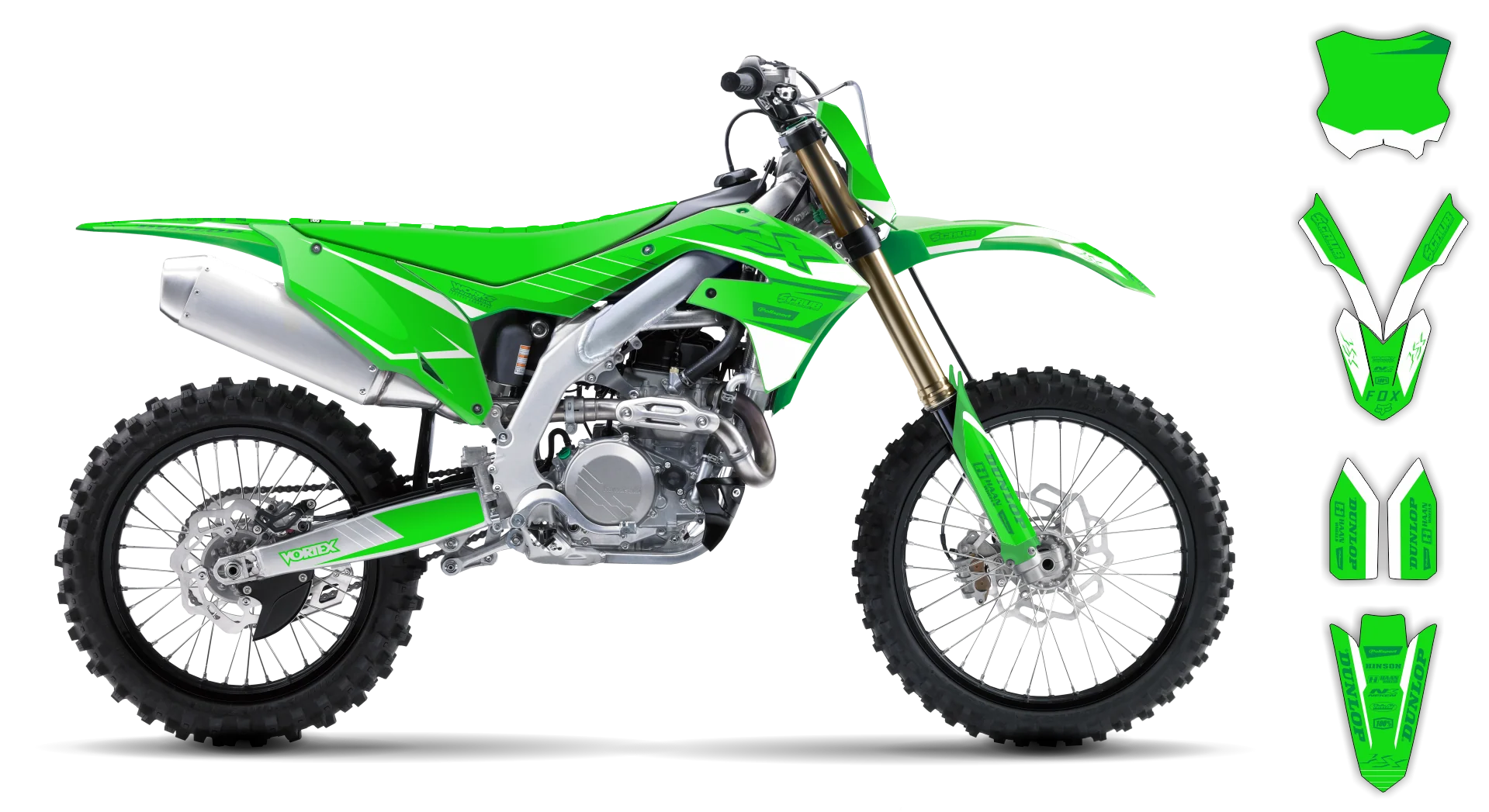 Graphics Kit - Kawasaki - KX 125 - 2003 - SE1052 - LE