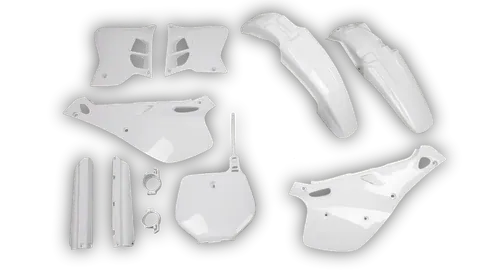 Plastics Kit - Yamaha - YZ 125 - 1993-1995 - Full Kit - White