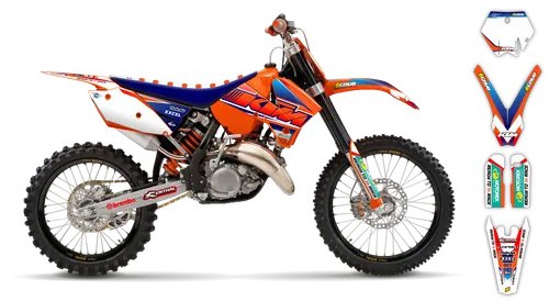 Graphics Kit - KTM - SX SX-F / XC XC-F - 2005-2006 - K9 - ST