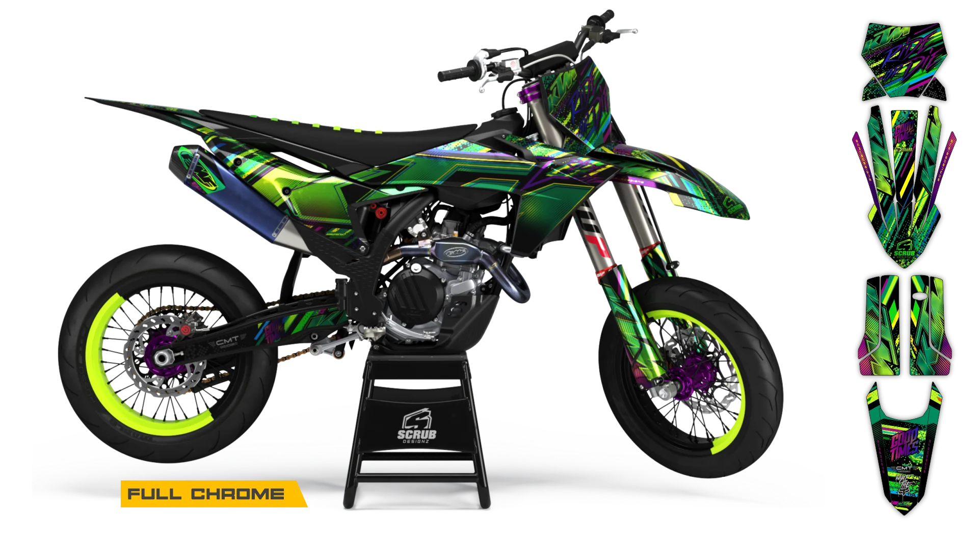 Graphics Kit - KTM - SX SX-F / XC XC-F - 2023-2024 - Robtylen - LE