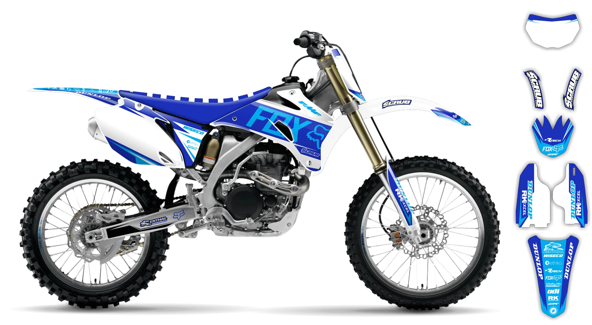 Graphics Kit - Yamaha - WR450F - 2007-2011 - Varnix - LE