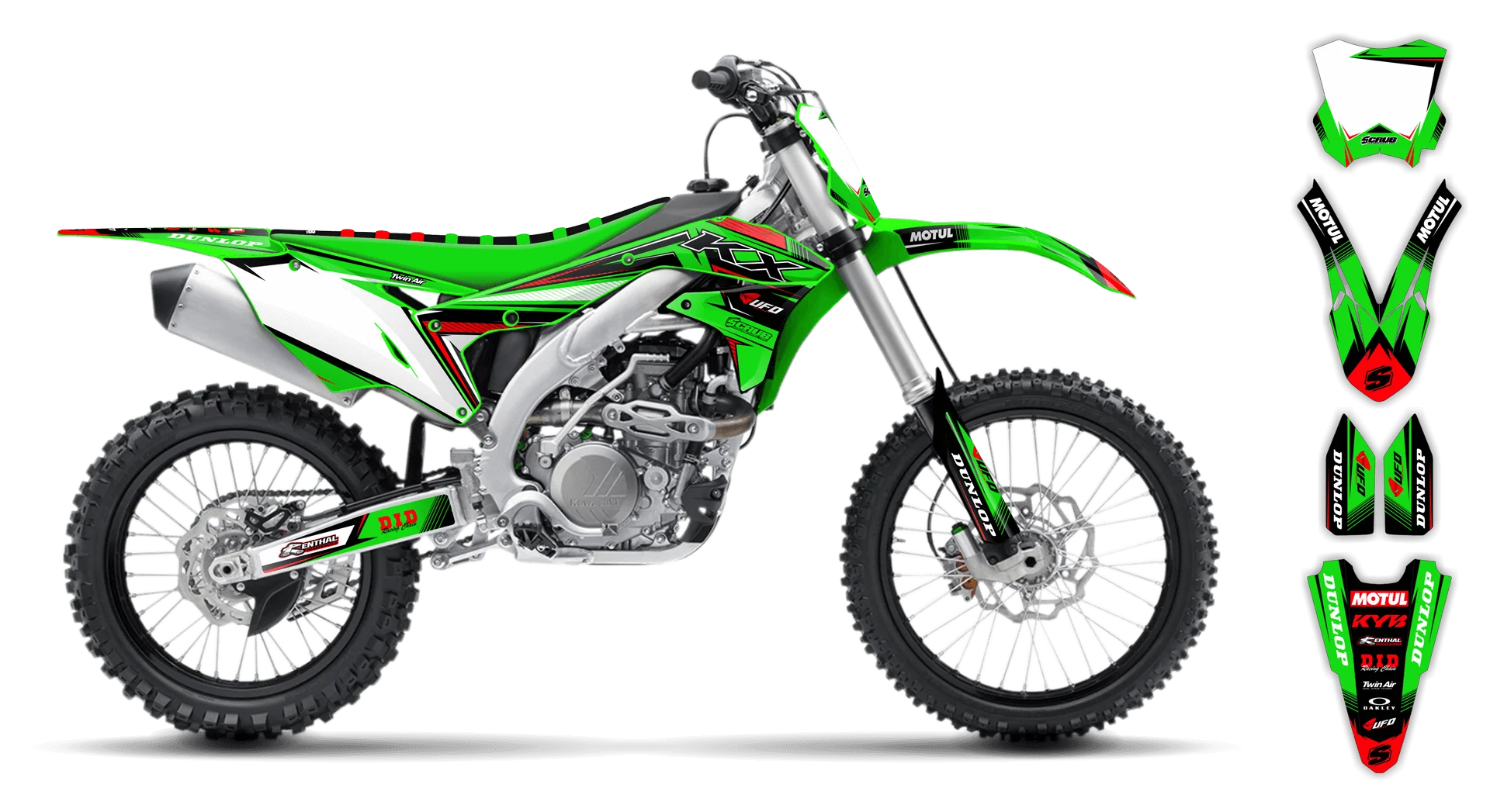 Graphics Kit - Kawasaki - KX 250F - 2017-2020 - SE1027 - LE