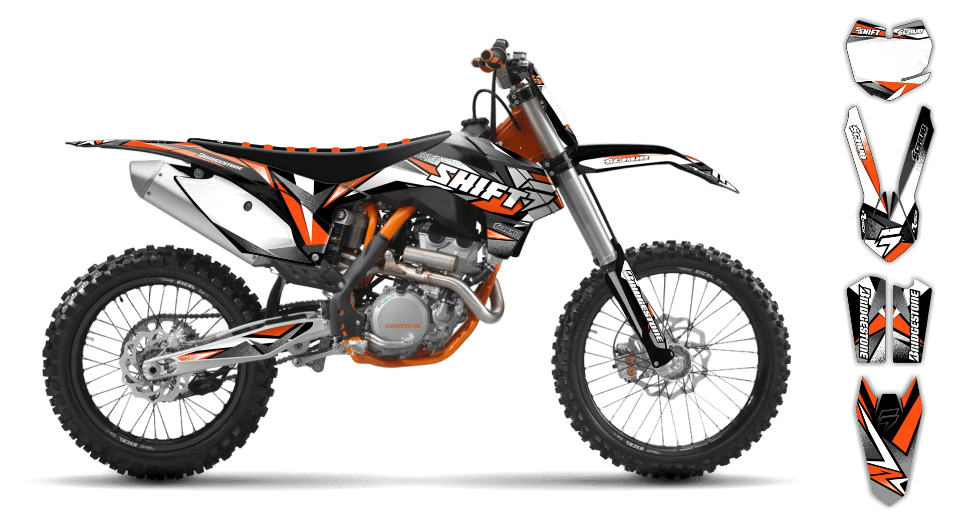 Graphics Kit - KTM - SX 85 - 2013-2017 - X-Rut - R3