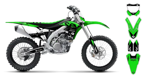 Graphics Kit - Kawasaki - KX 250F - 2017-2020 - Crones - ST