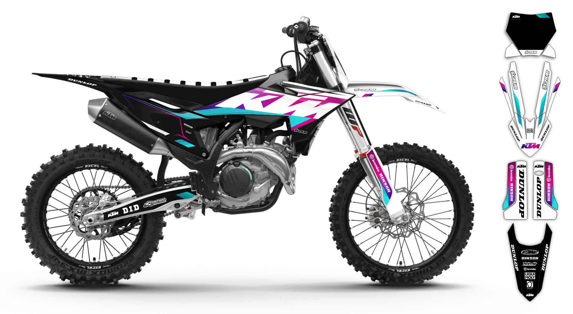 Graphics Kit - KTM - SX SX-F / XC XC-F - 2025 - K-SE1072 - R4