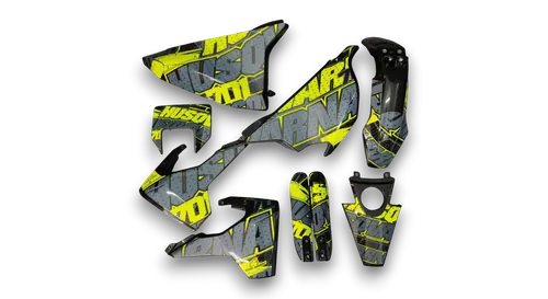 GFP - Husqvarna 14-> SM 701 - Black-Fluo-SE1084-ST