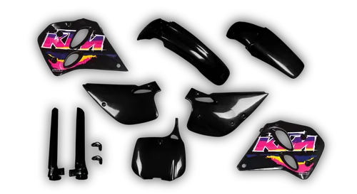 Plastics Kit - KTM - SX SX-F / XC XC-F - 1993-1997 2-Stroke - Full Kit - Retro Trim Kit