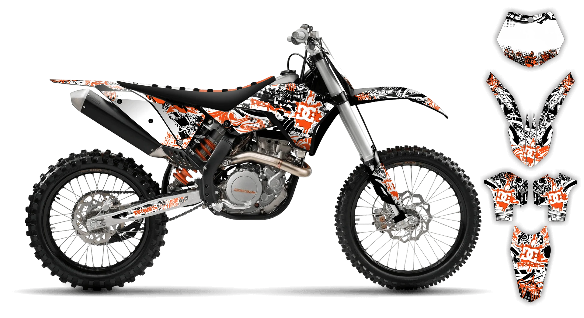 Graphics Kit - KTM - SX 65 - 2009-2015 - Attack - LE
