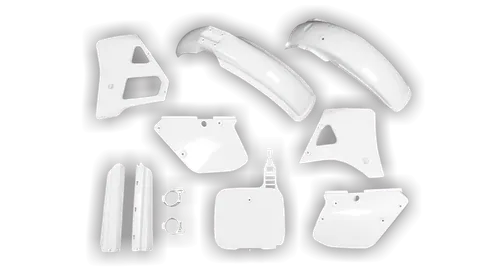 Plastics Kit - Yamaha - YZ 125 - 1989-1990 - Full Kit - White