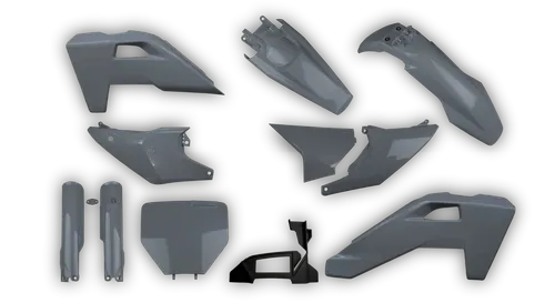 Plastics Kit - Husqvarna 14-> TC-FC-FX Series - 2025 - Full Kit - Quantum Grey