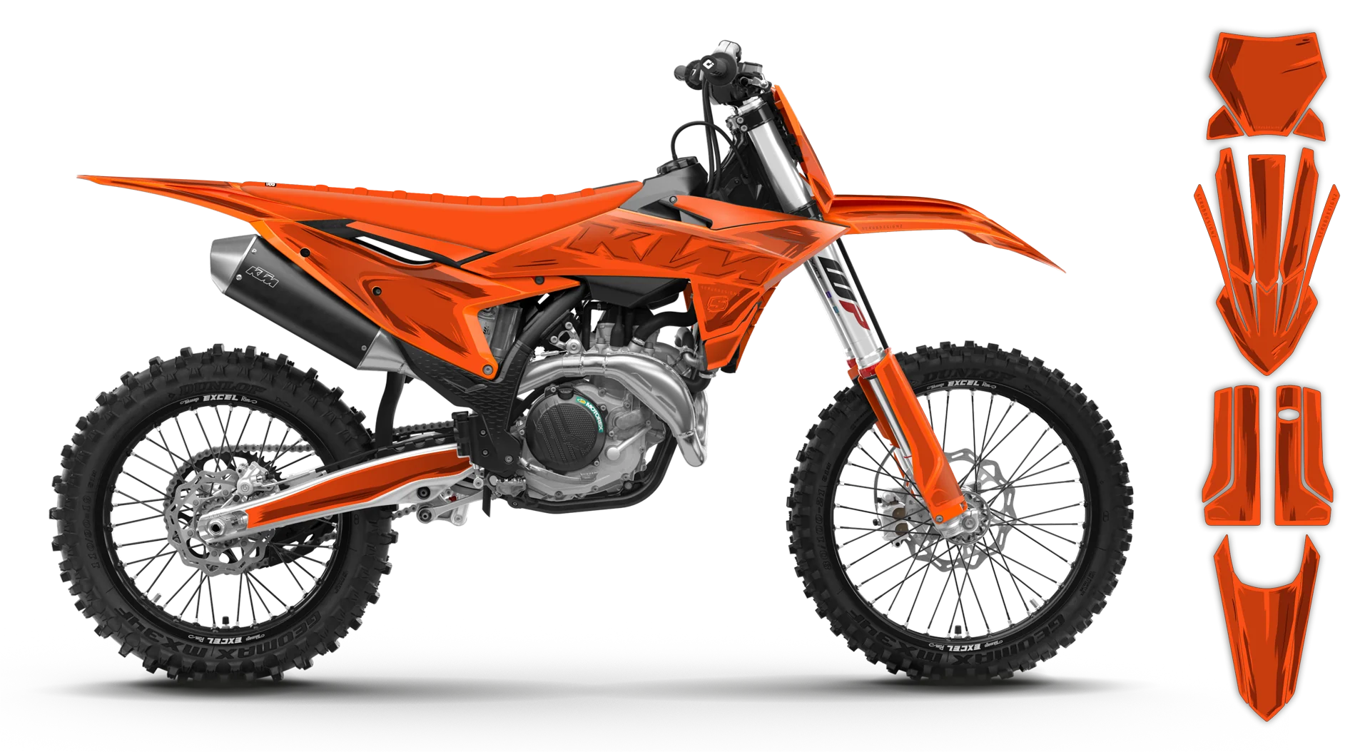Graphics Kit - KTM - SX SX-F / XC XC-F - 2025 - Artlex - R1