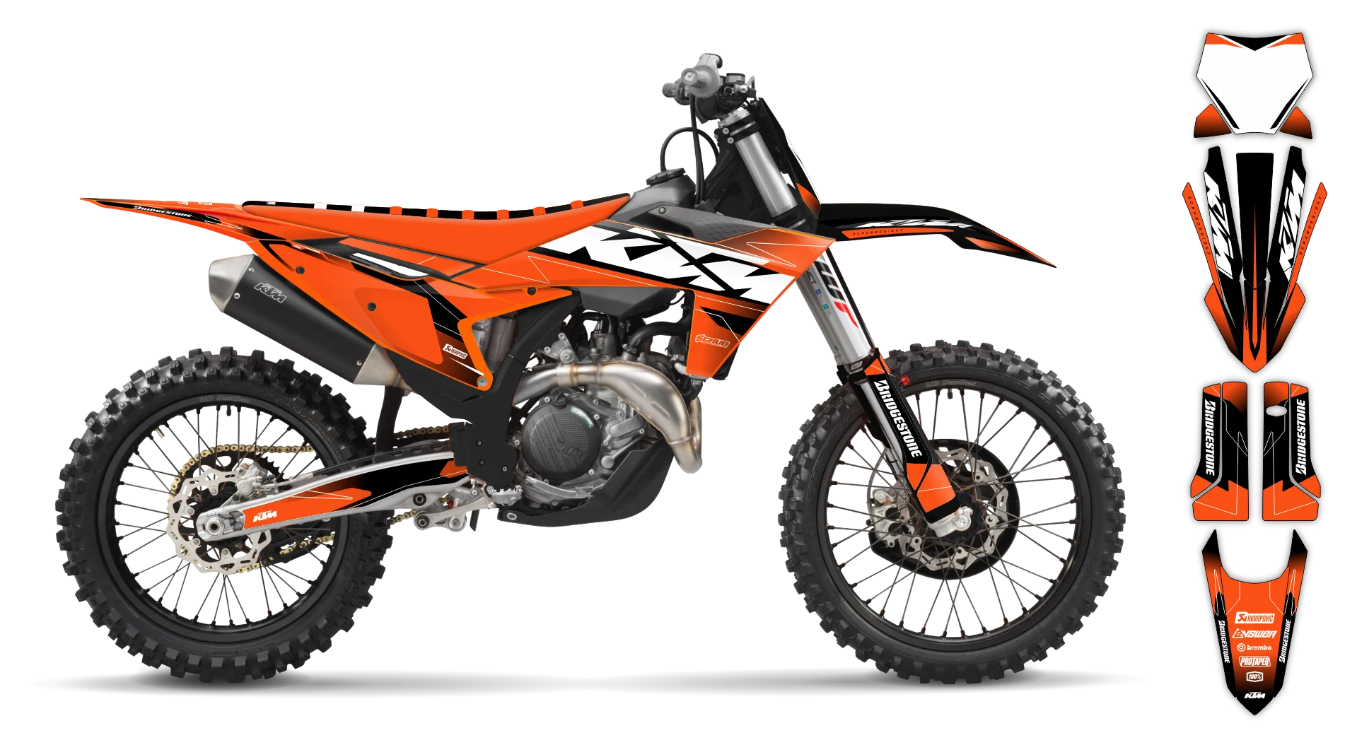 Graphics Kit - KTM - SX SX-F / XC XC-F - 2023-2024 - K-SE1109 - R3