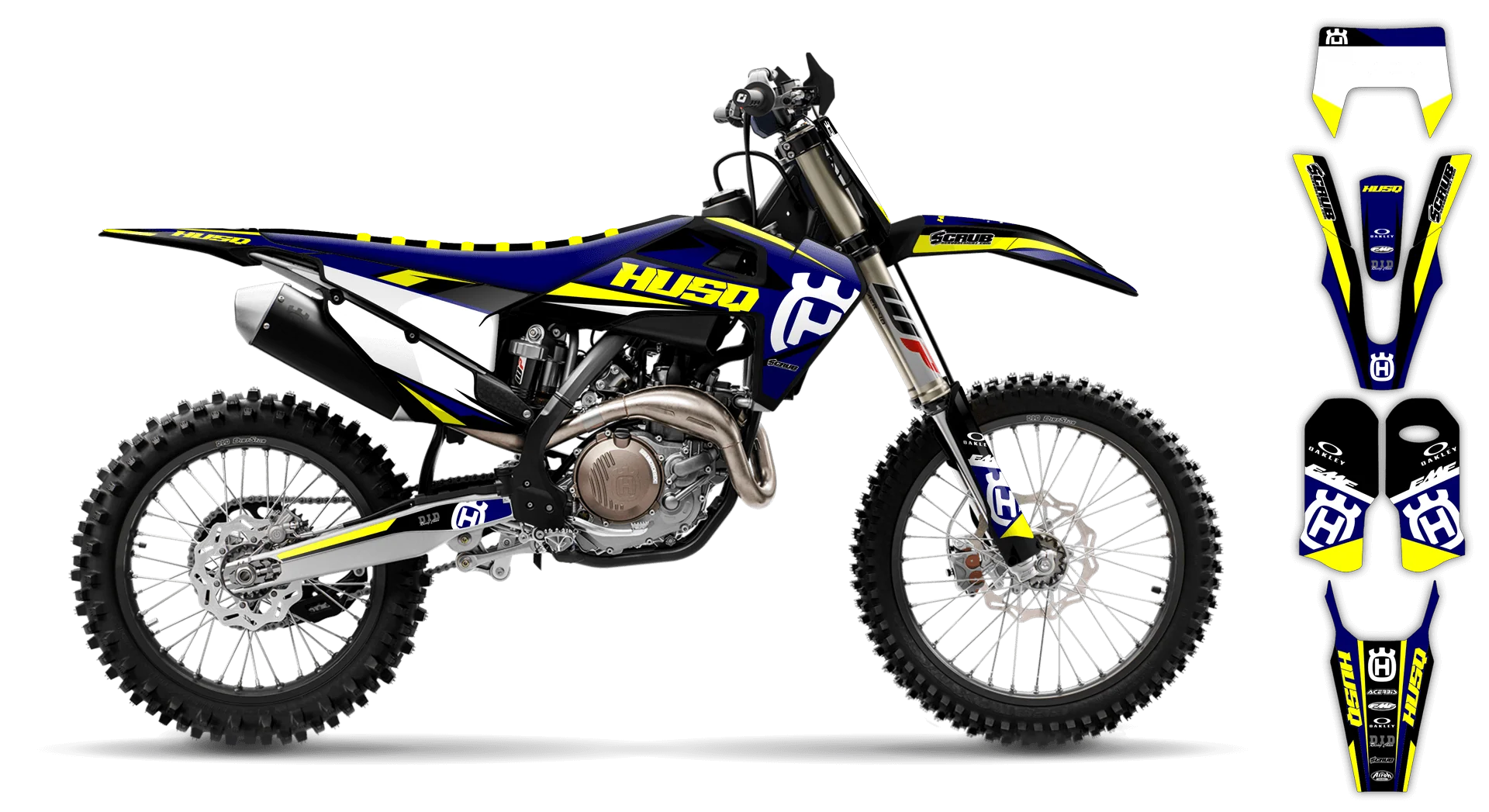 Graphics Kit - Husqvarna 14-> TE-FE Series - 2020-2023 - H-SE1056 - R1