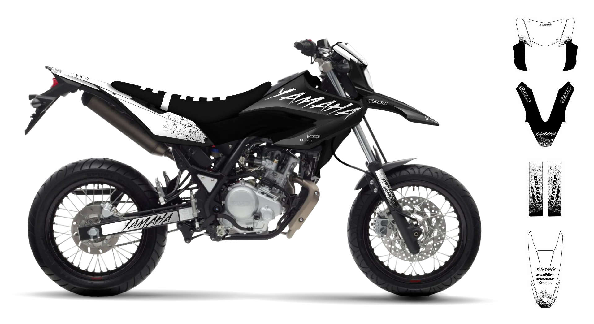 Graphics Kit - Yamaha - WR 125R - 2009-2022 - Hecton - LE