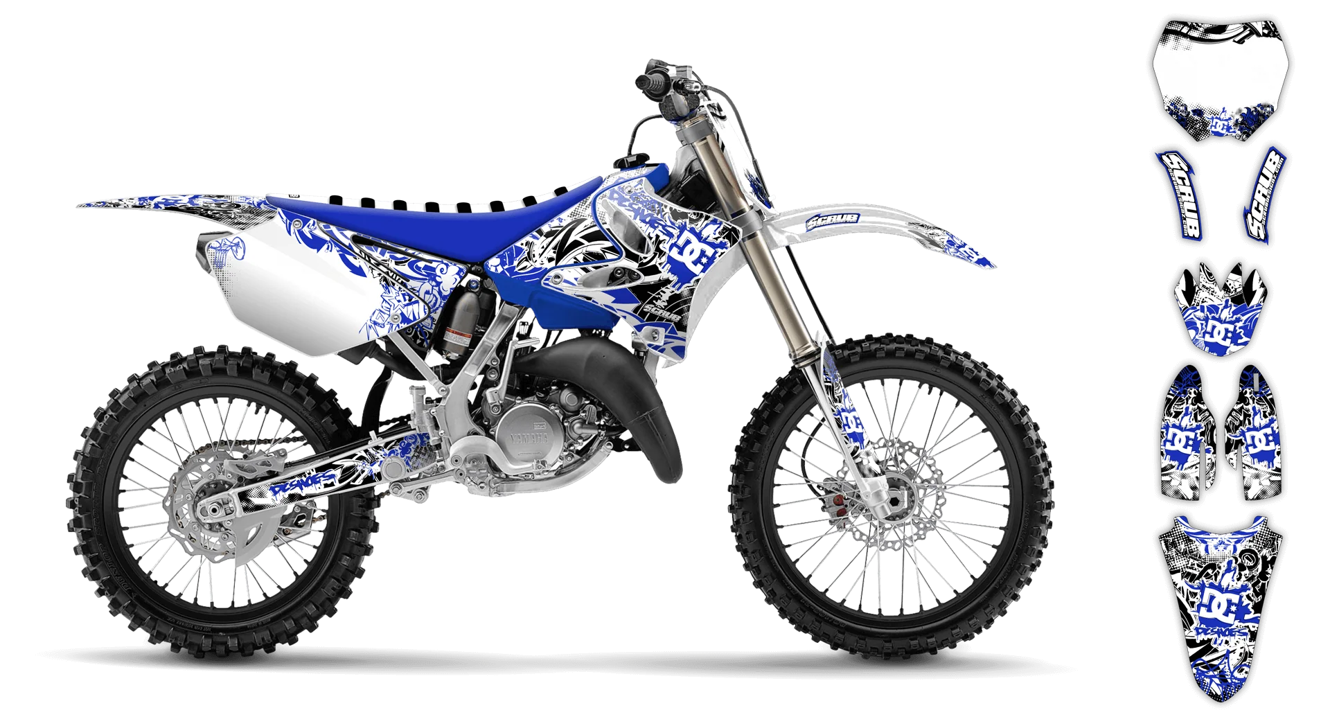 Graphics Kit - Yamaha - YZ 125 - 2006-2007 - Attack - LE