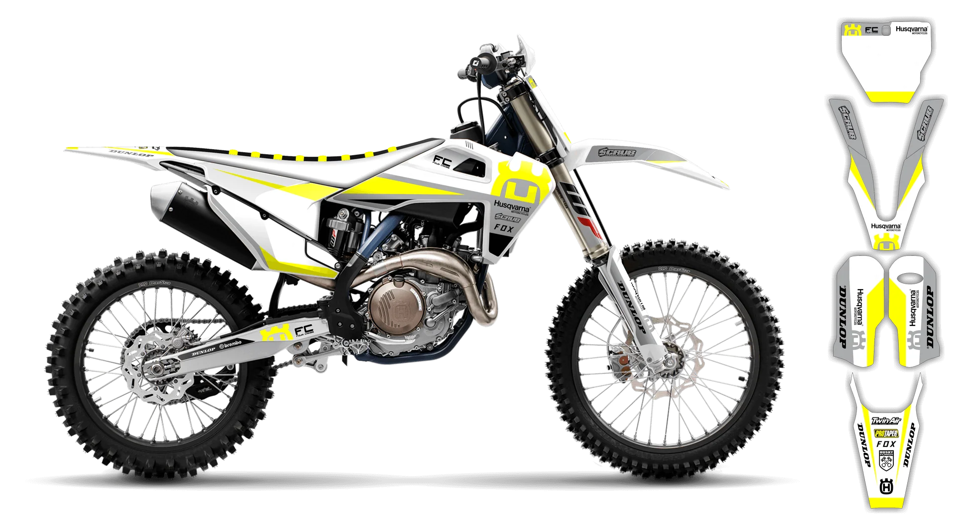 Graphics Kit - Husqvarna 14-> FS Series - 2023-2024 - H7 - R3