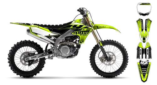 Graphics Kit - Yamaha - YZ450F - 2018-2022 - Fluo Discovery - ST