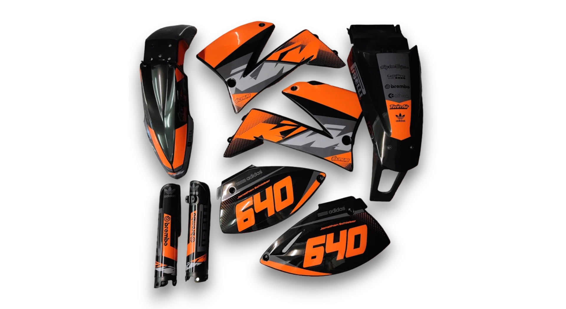 GFP - KTM - LC4 625-660 SMC - 1999-2004 - Black-K15-R2