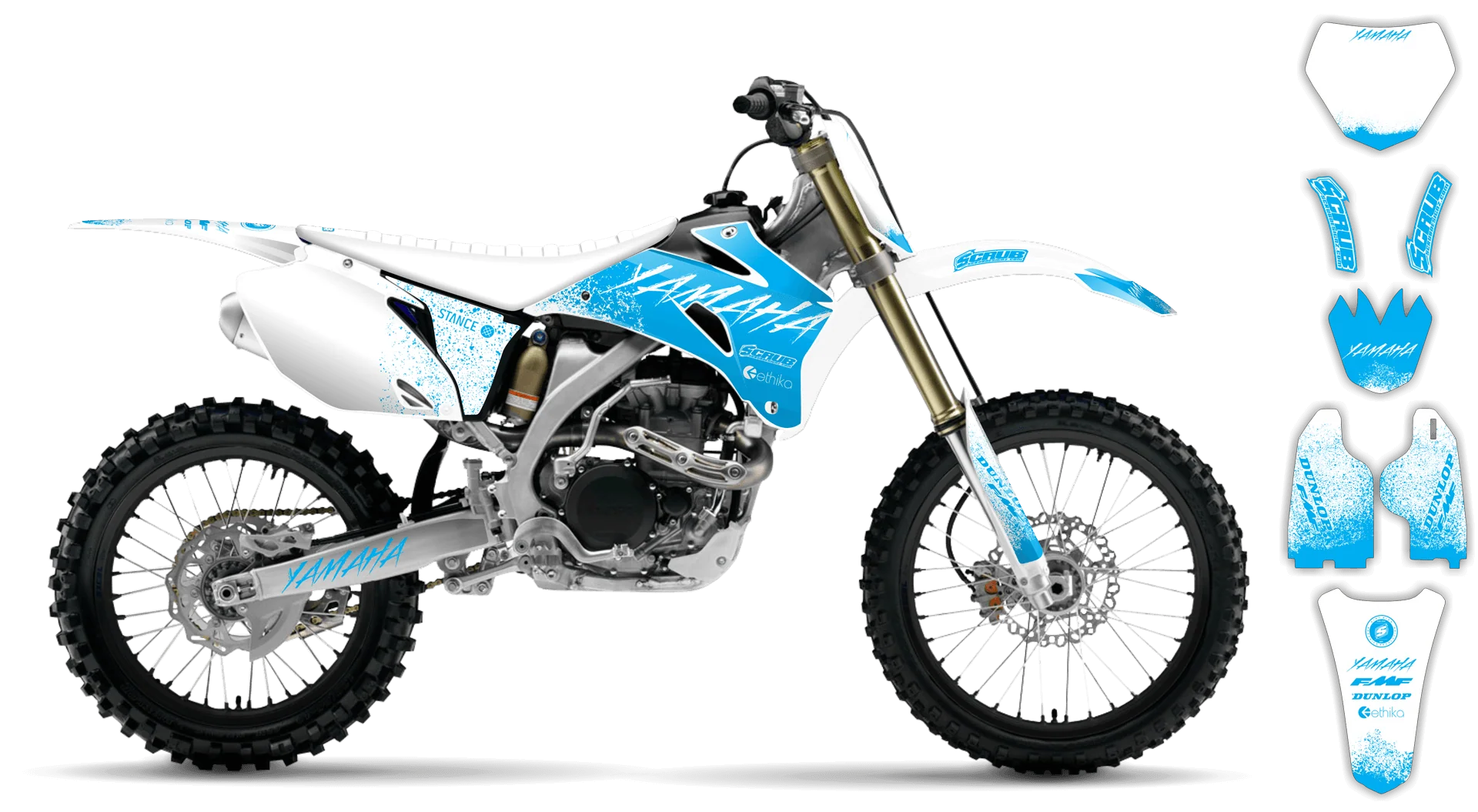 Graphics Kit - Yamaha - YZ426F - 2000-2002 - Hecton - R1