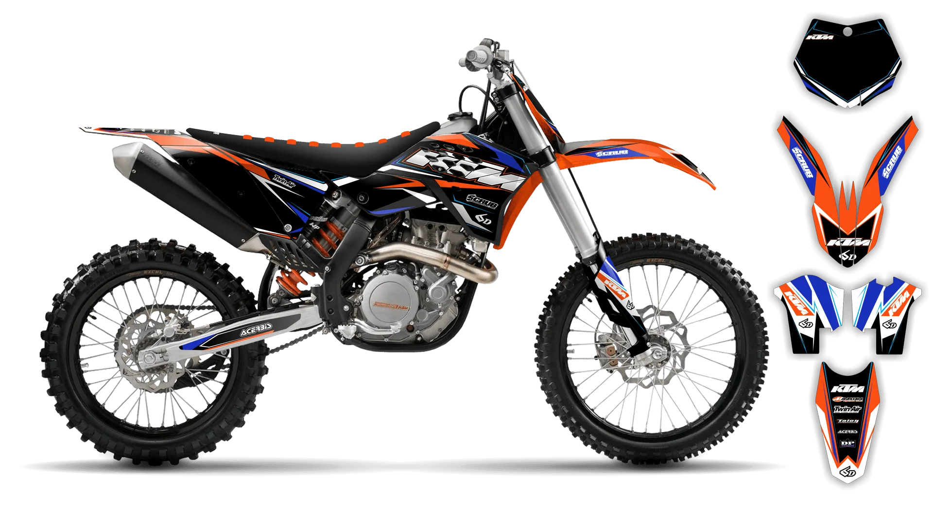 Graphics Kit - KTM - SX 65 - 2009-2015 - K4 - LE