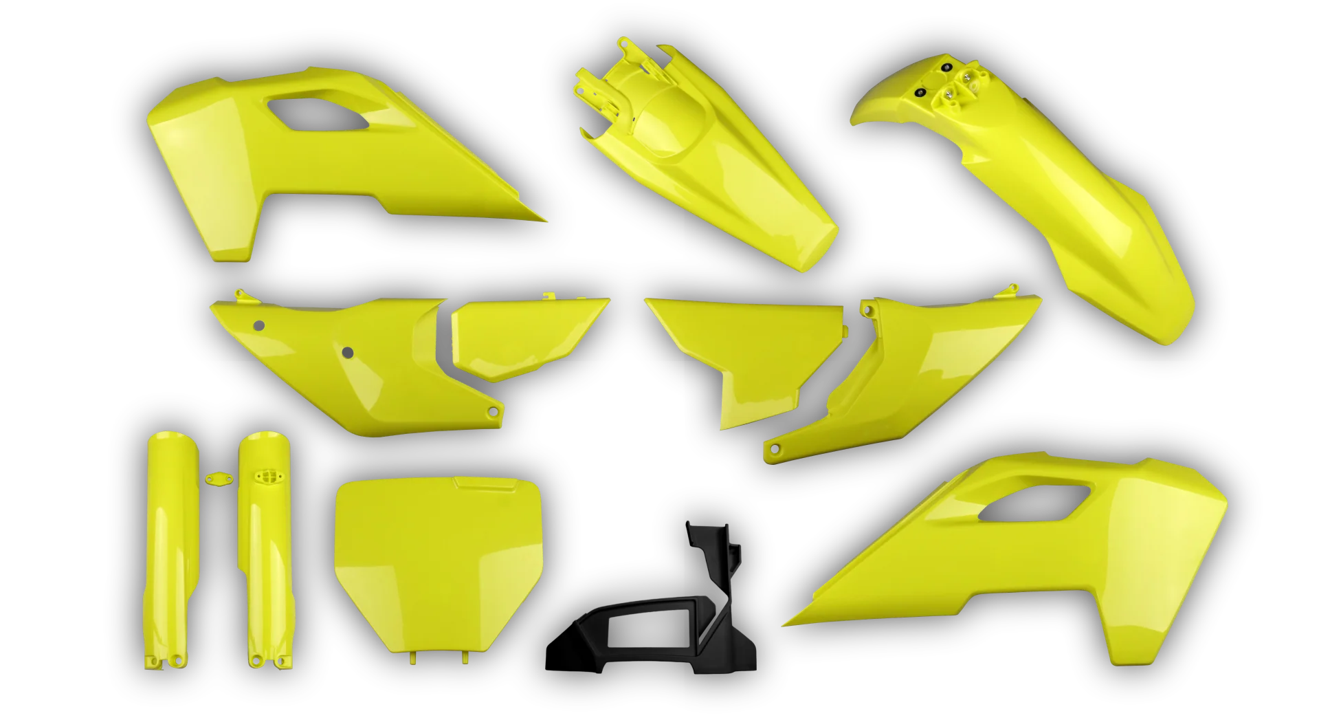 Plastics Kit - Husqvarna 14-> TC-FC-FX Series - 2023-2024 - Full Kit - OEM Yellow
