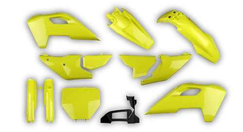 Plastics Kit - Husqvarna 14-> TC-FC-FX Series - 2023-2024 - Full Kit - OEM Yellow