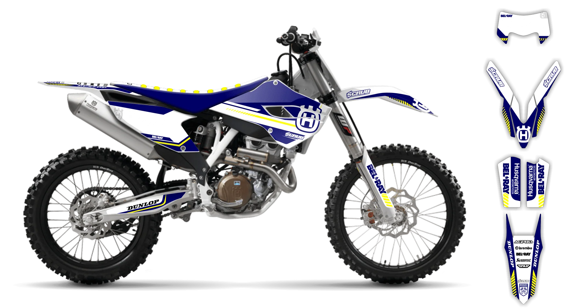 Graphics Kit - Husqvarna 14-> TE-FE Series - 2016 - H5 - LE