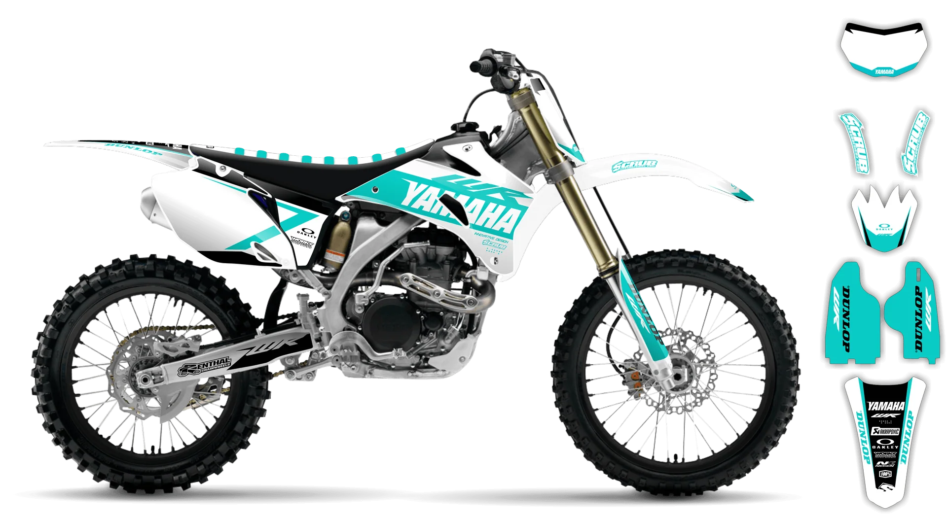 Graphics Kit - Yamaha - WR450F - 2003-2004 - Corgis - R1