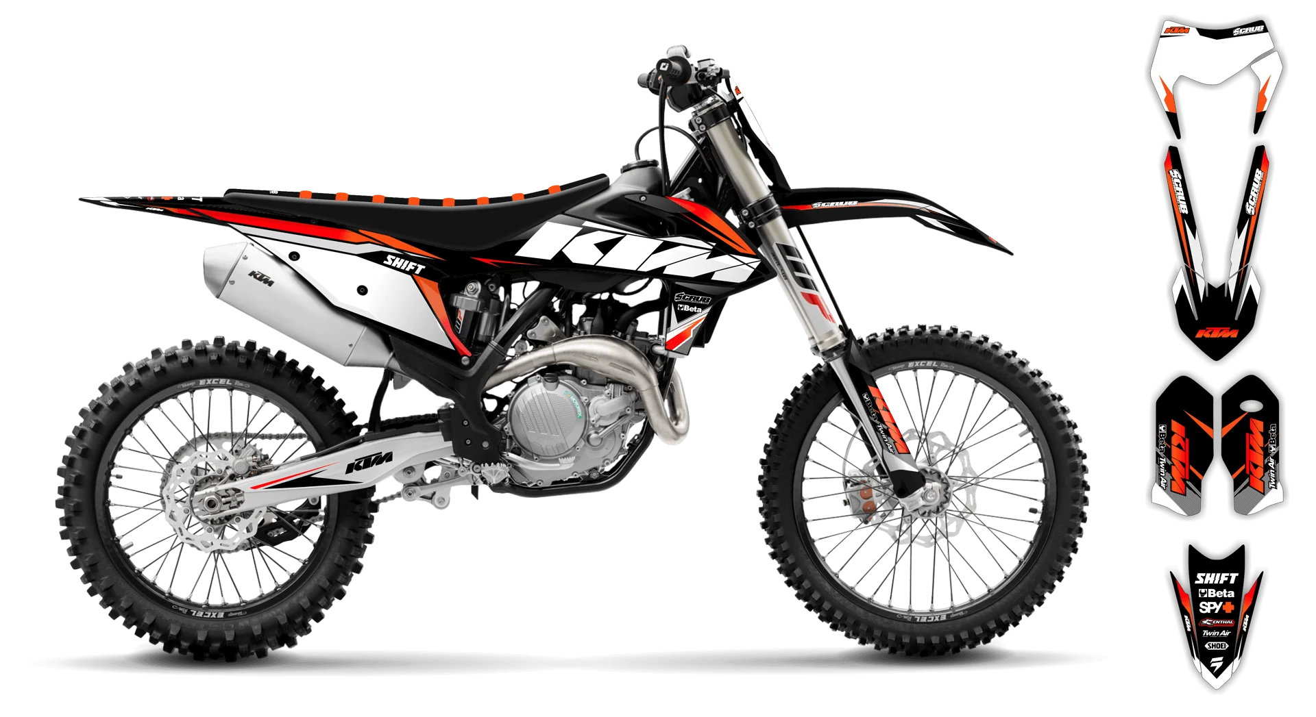 Graphics Kit - KTM - EXC EXC-F / XC-W XCF-W - 2020-2023 - K2 - LE