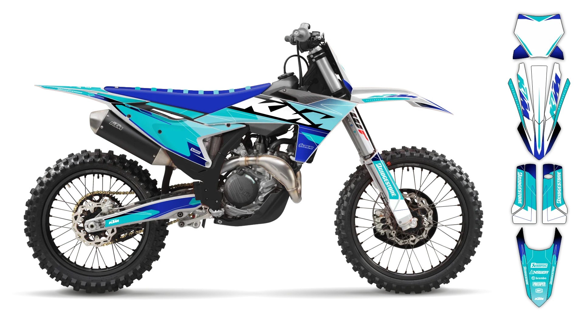 Graphics Kit - KTM - SX SX-F / XC XC-F - 2023-2024 - K-SE1109 - LE
