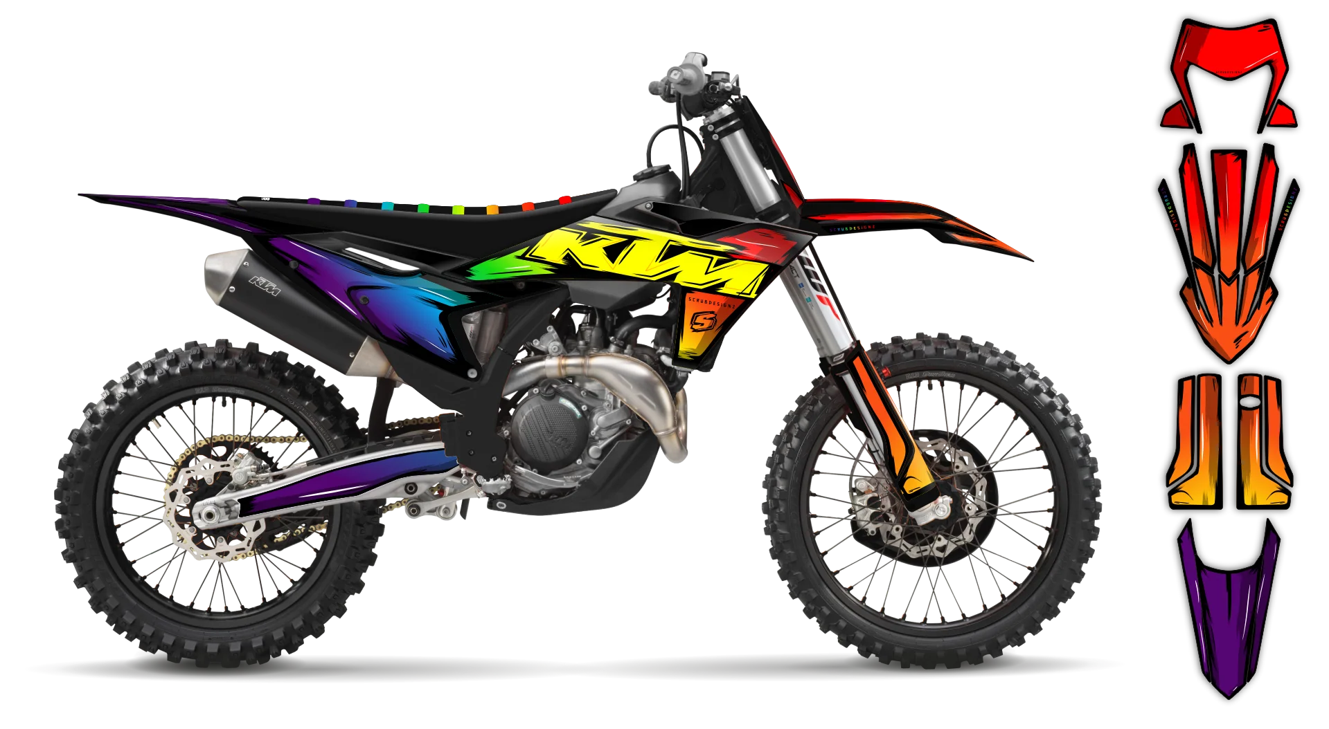 Graphics Kit - KTM - EXC EXC-F / XC-W XCF-W - 2012-2013 - Artlex - LE