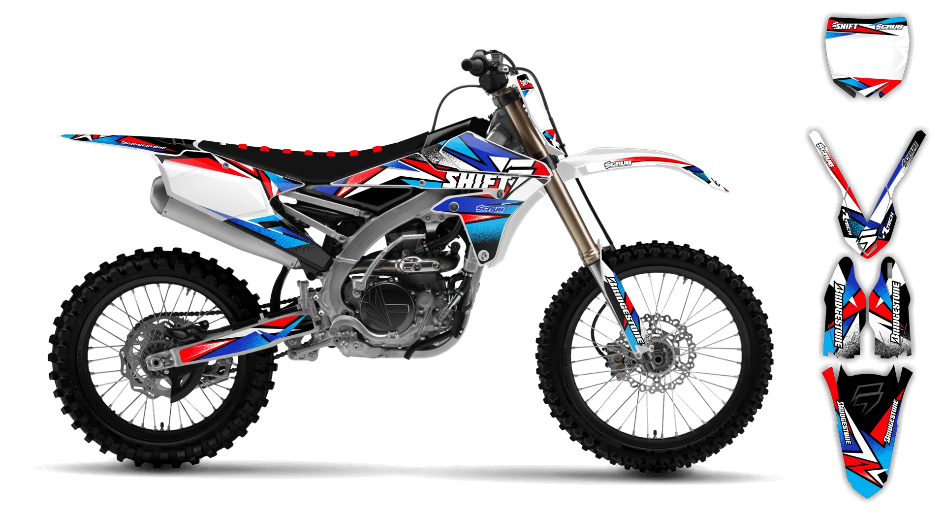 Graphics Kit - Yamaha - YZ450F - 2014-2017 - X-Rut - LE