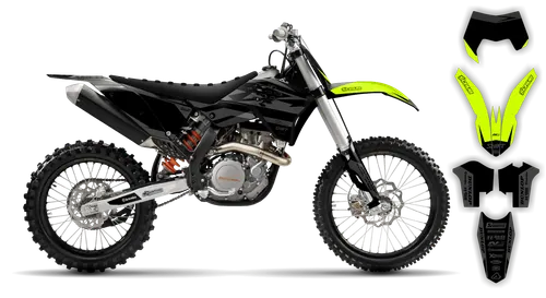 Graphics Kit - KTM - EXC EXC-F / XC-W XCF-W - 2008-2011 - Fluo SE1025 - ST