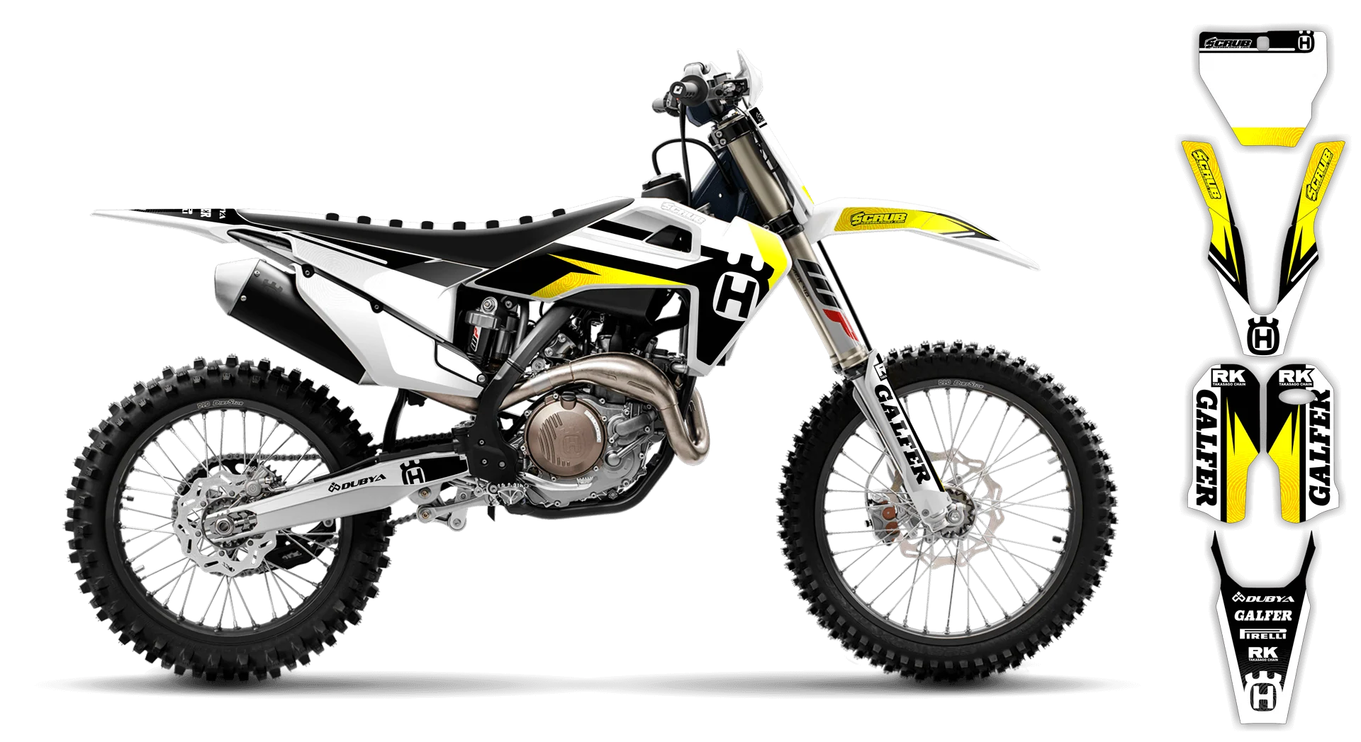 Graphics Kit - Husqvarna 14-> FS Series - 2023-2024 - H11 - LE