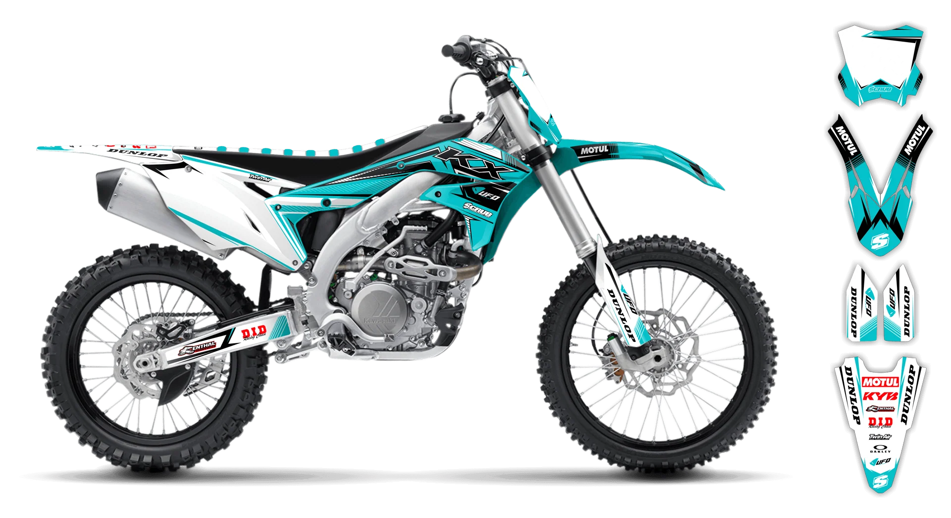 Graphics Kit - Kawasaki - KX 250F - 2017-2020 - SE1027 - R3