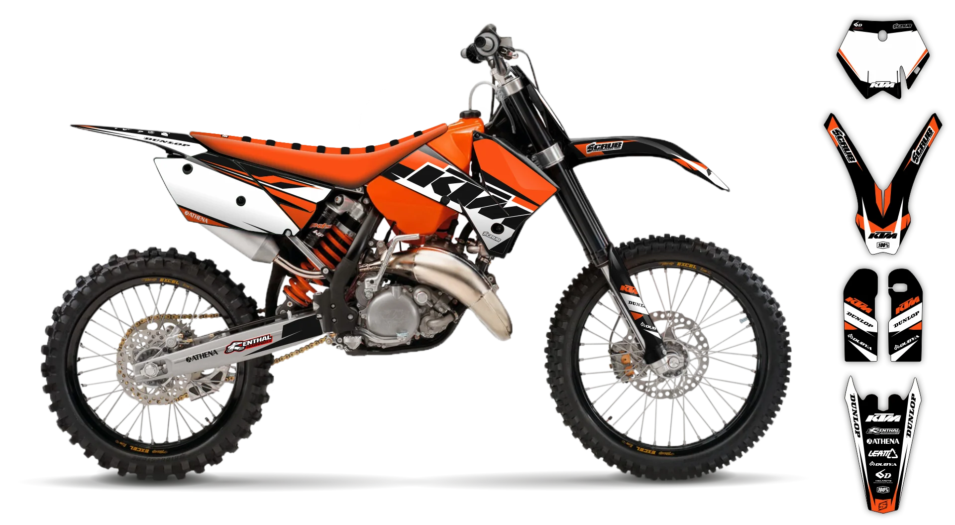 Graphics Kit - KTM - SX SX-F / XC XC-F - 2005-2006 - K1 - LE