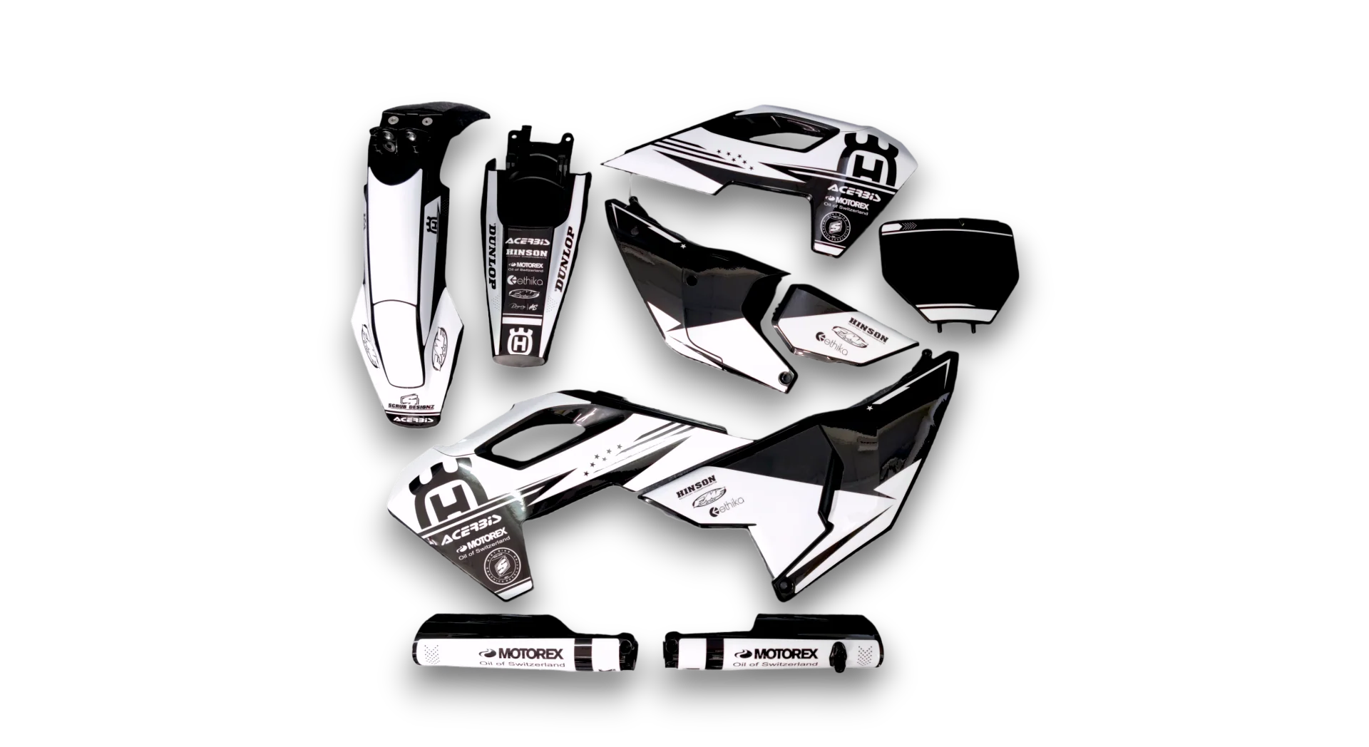 GFP - Husqvarna 14-> TC-FC-FX Series - 2023-2024 - White-H14-LE