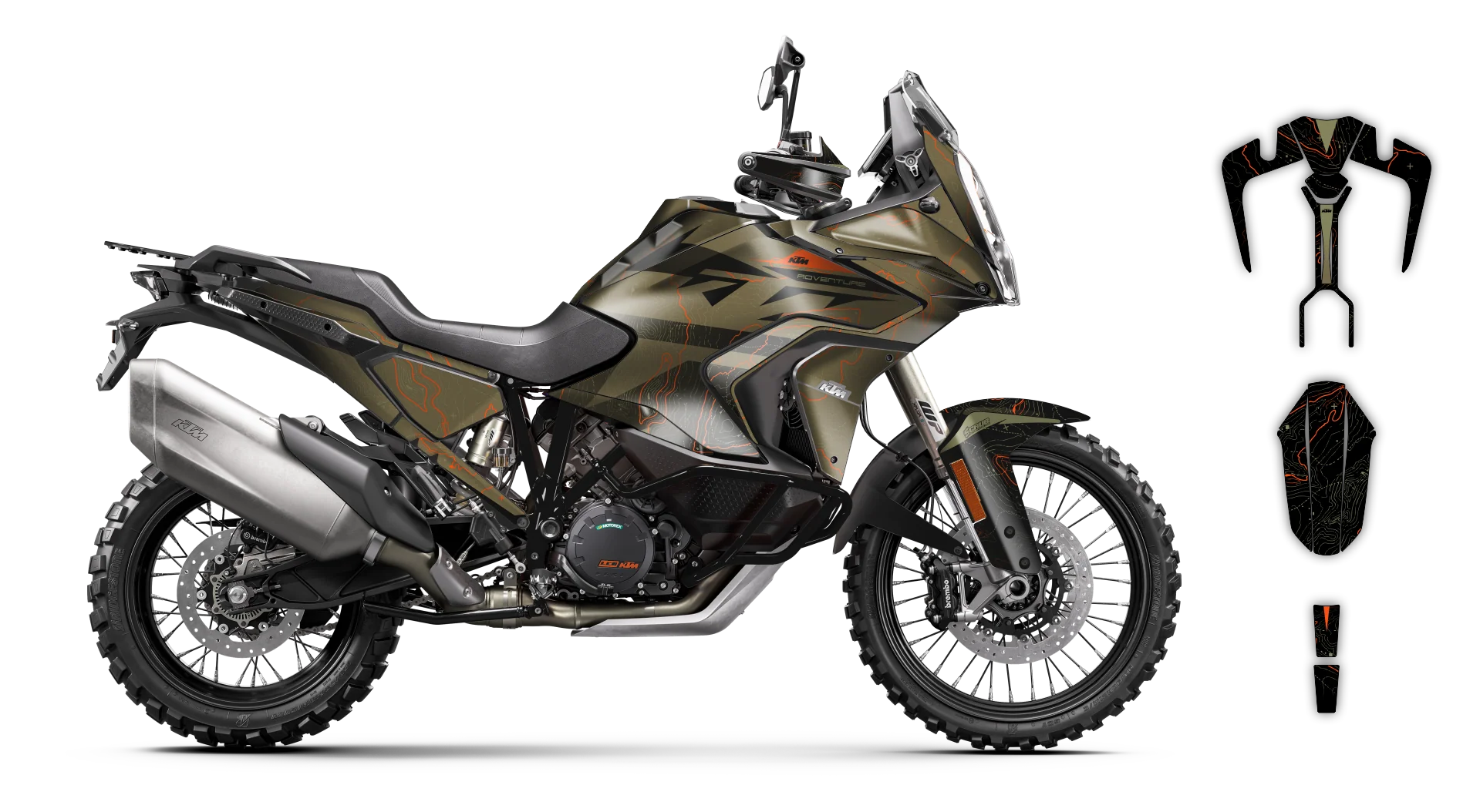 Graphics Kit - KTM - 1290 SUPER ADVENTURE S - 2021-2023 - K-SE1096 - R1