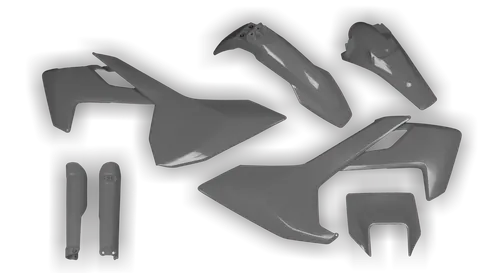 Plastics Kit - Husqvarna 14-> TE-FE Series - 2017-2019 - Full Kit - Grey