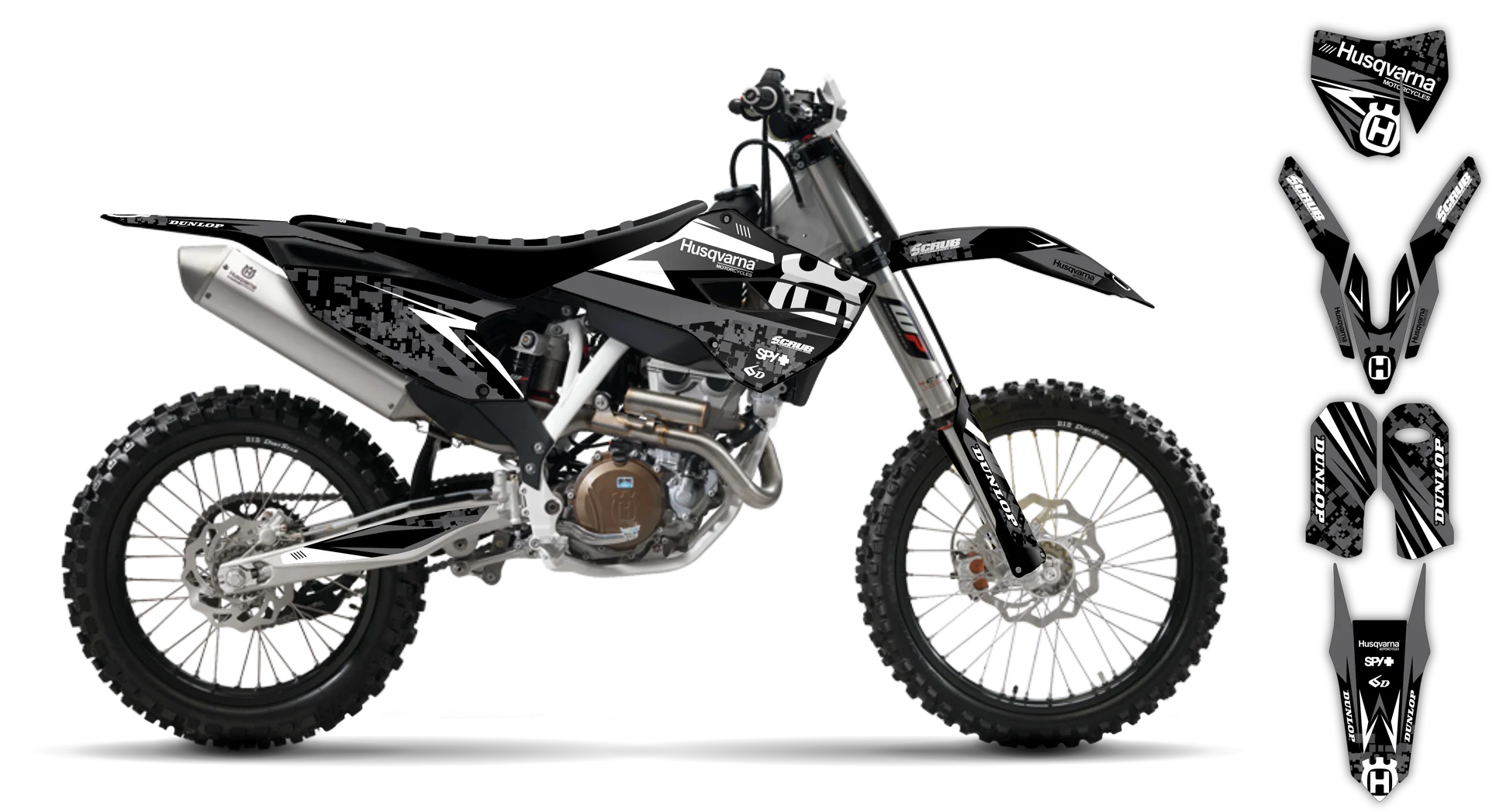 Graphics Kit - Husqvarna 14-> TC-FC-FX Series - 2015 - H-SE1059 - ST